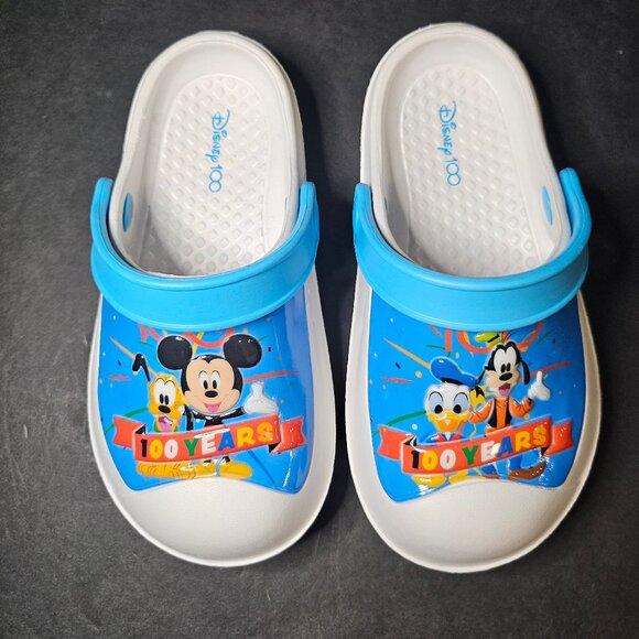 Kids Disney 100 Year Blue&White Mickey & Pluto & Donald & Goofy 3D Design - Picture 1 of 9